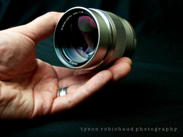 Oly 75mm f/1.8 Lens