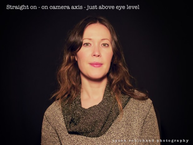 straight on front lighting